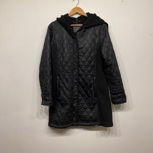 prAna Diva Long Winter Jacket in Black Size Medium